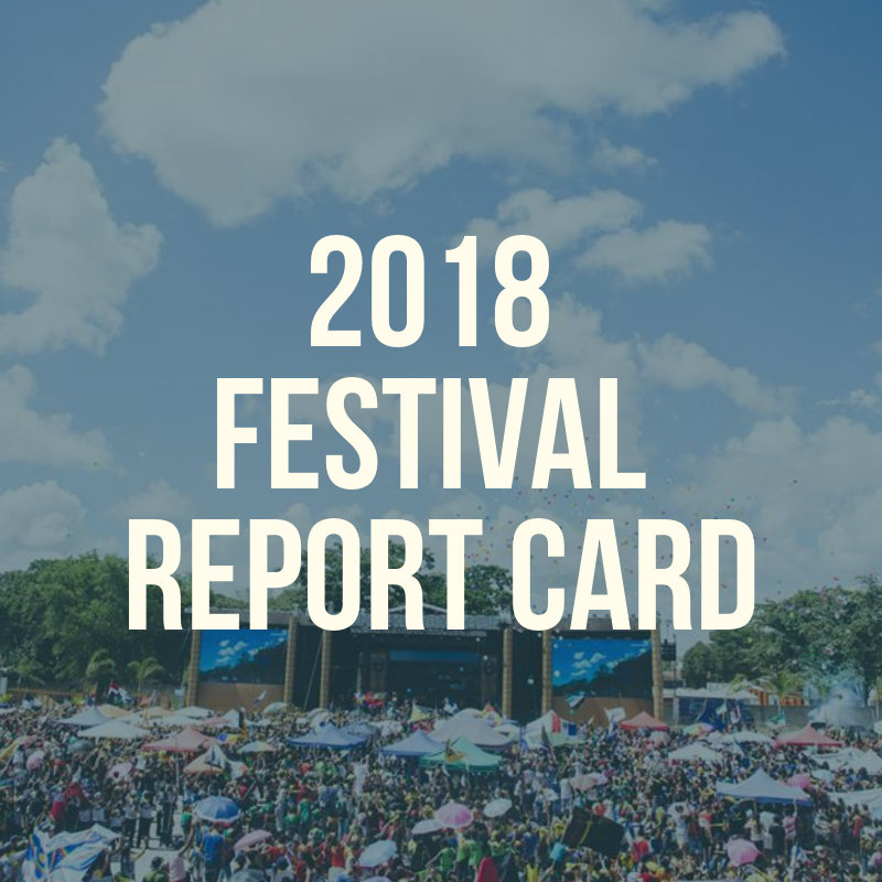 2018 festival report card